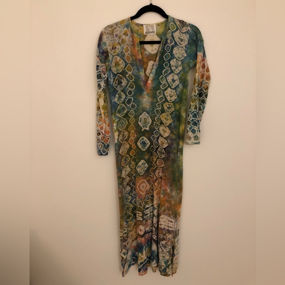 Mihitabel Tie Dye Maxi Dress size small